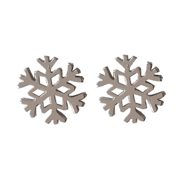 💙Snowflakes ❄️  Stud Earrings Gold&Silver - Picture 5 of 14